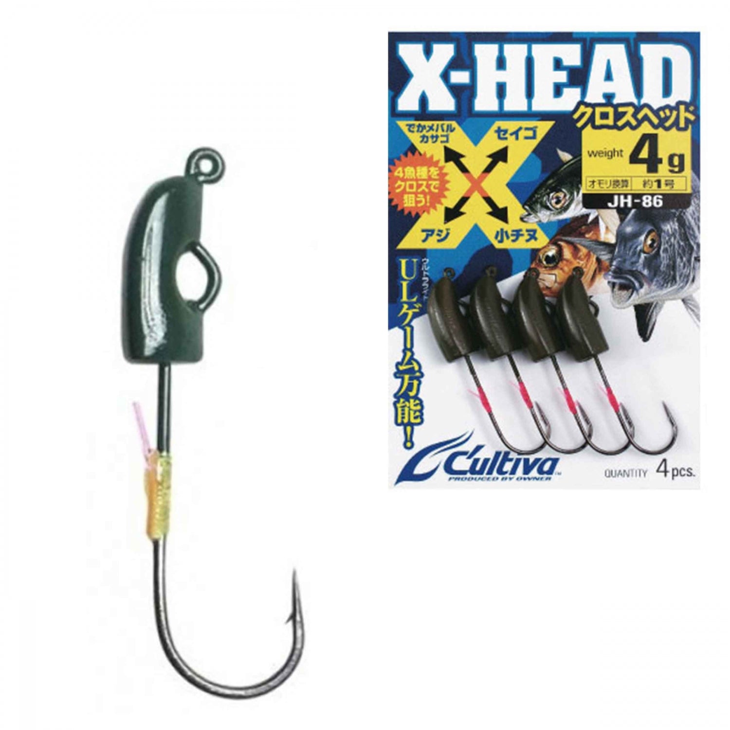 Jig Lestat Cultiva JH-86 No.5 1.5gr X-Head 4buc/plic