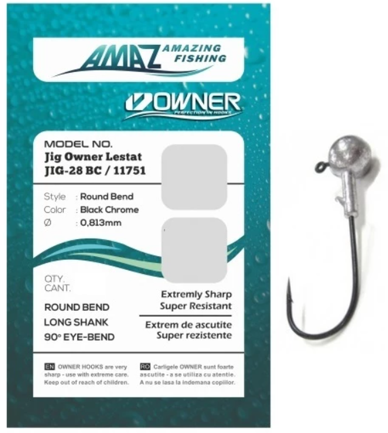 Jig Lestat Owner 11751, Nr.5/0, 11g, 4buc/plic