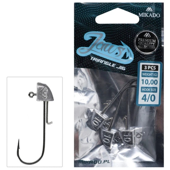 Jig Mikado Jaws Triangle Bn, Nr.2/0, 6g, 3buc/pac