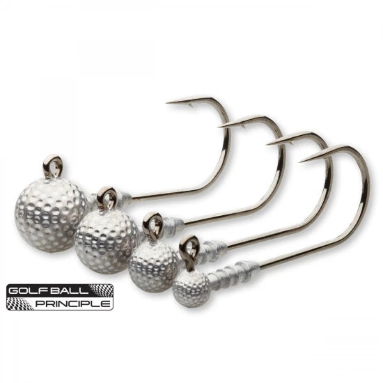 Jig Madcat Golf Ball No.8/0 60gr Jighead Natural Bulk