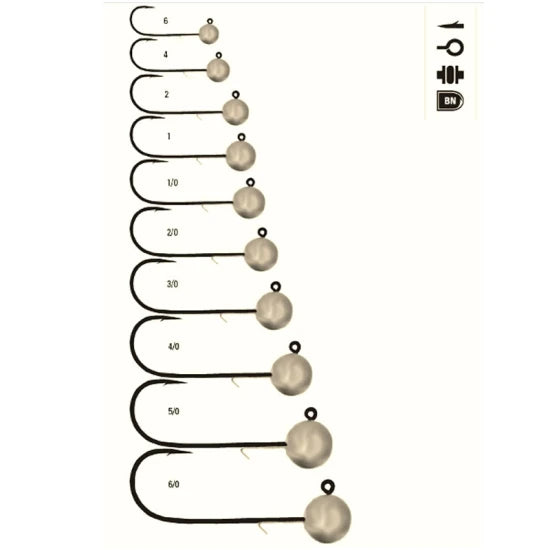 Jig Mustad Carlig Nr.2, 3g, 6buc/pac