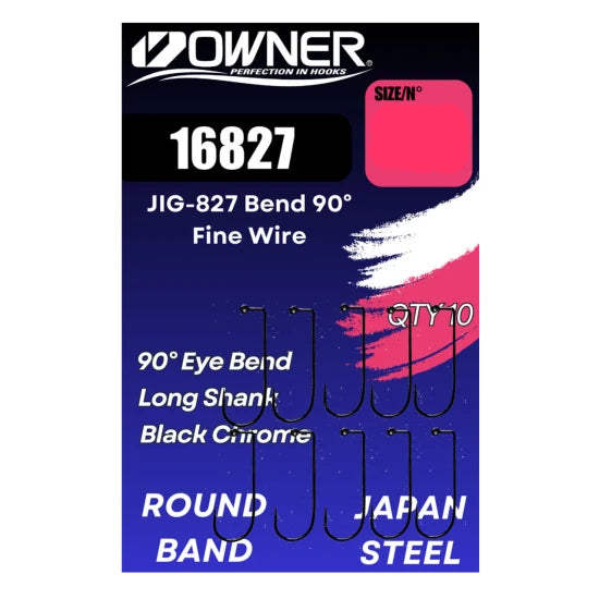 Jig Owner Amaz Nelestat 16827 Jig-827 Bend 90° Fine Wire Nr.4/0, 10buc/pac