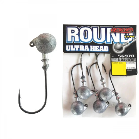 Jig Owner Lestat 56978 No.2/0 12gr Round Jig Head 5buc/plic