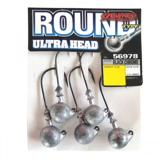 Jig Owner Lestat 56978 No.2/0 18gr Round Jig Head 4buc/plic