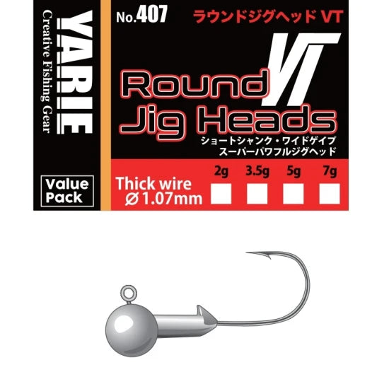 Jig Yarie 407 Round Vt Thick Wire Nr.3/0 5g 10buc/plic