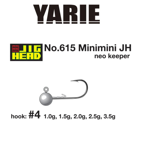 Jig Yarie 615 Mini Neo Keeper Nr.4 2g 5buc/plic