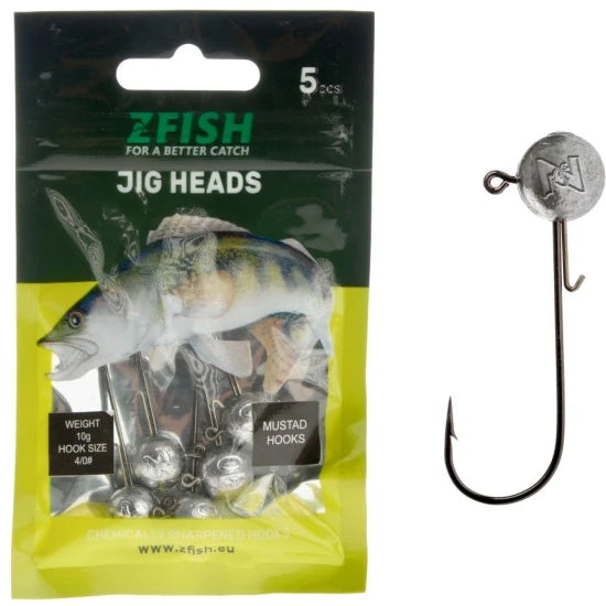 Jig Zfish Head Premium, Nr.1, 3g, 5buc/pac