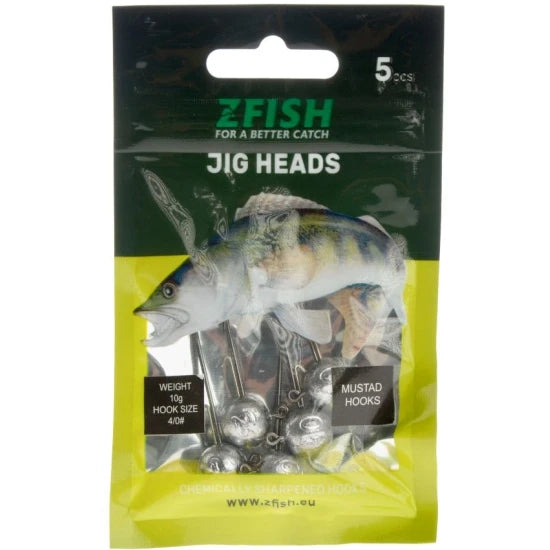 Jig Zfish Head Premium, Nr.5/0, 15g, 5buc/pac