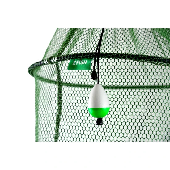 Juvelnic Zfish Keepnet R-mash, Large, Green, 120x40cm