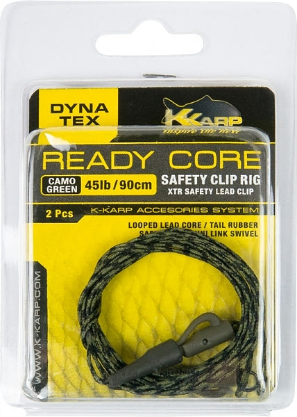 K-KARP DT READY-CORE XTR CLIP 90cm-camu-verde/45lbs