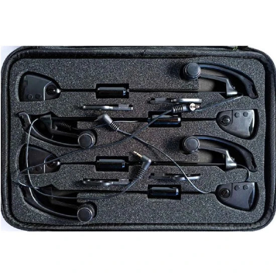 Kit 4 Swingere Extra Carp Illuminated Black 7 Led Multicolor