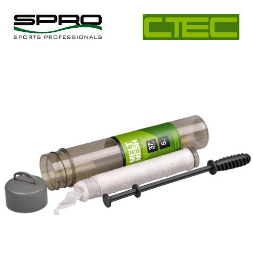 KIT PLASA SOLUBILA PVA SPRO C-TEC FAT MELT MESH 37MM/5M PLUS PLUNGER