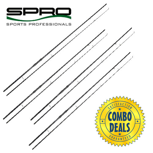 KIT PROMO 4 LANSETE SPRO GOVERNOR CARP SPOD 3.60 M 5 LBS 2 SEG