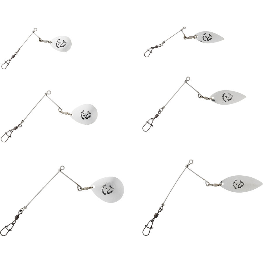 KIT SAVAGE GEAR EASYON SPINNER BAIT SILVER MARIME S 2BUC/PLIC