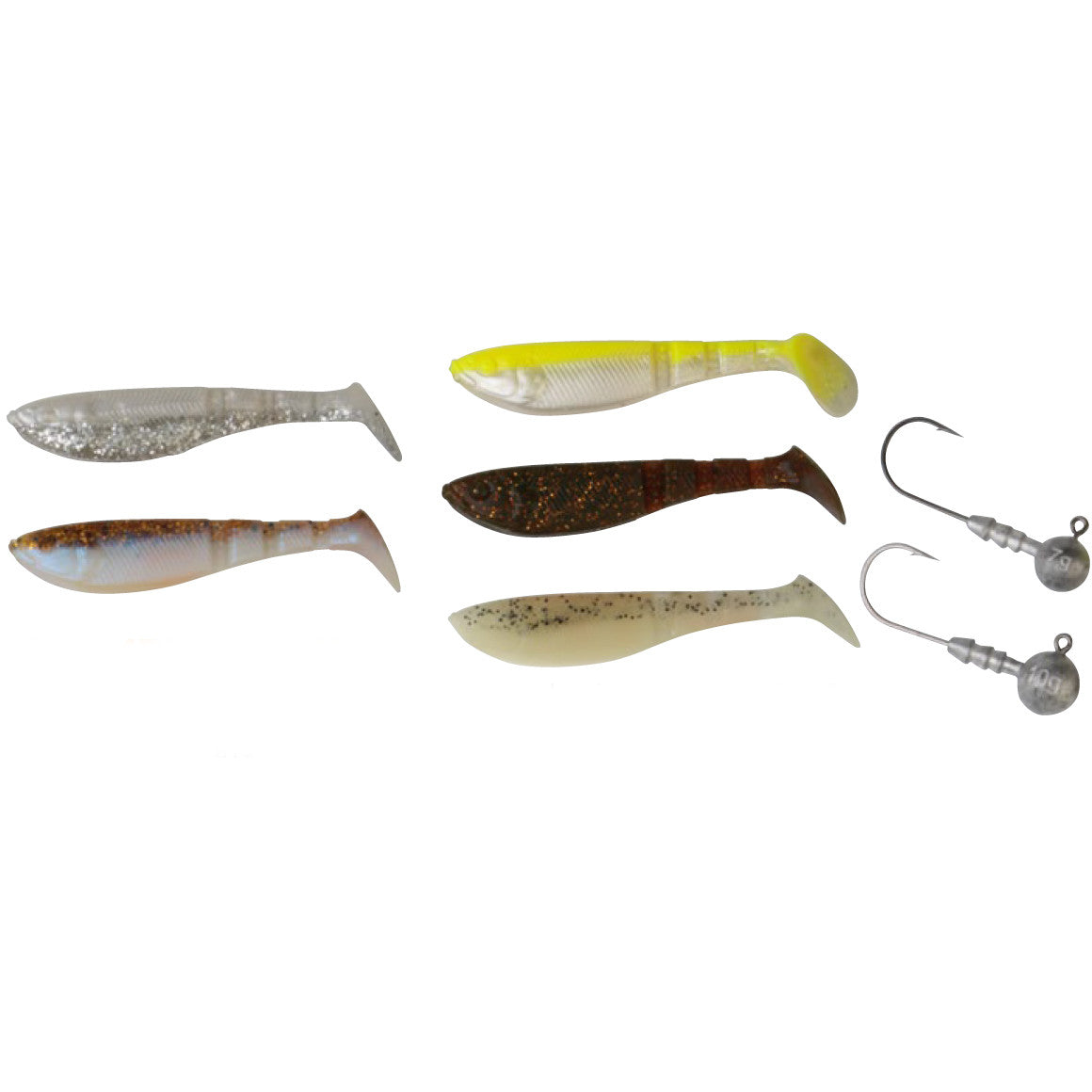 KIT SAVAGE PRO 4PLAY 5 SHADURI 8,5CM+2 JIGURI NR.2/0