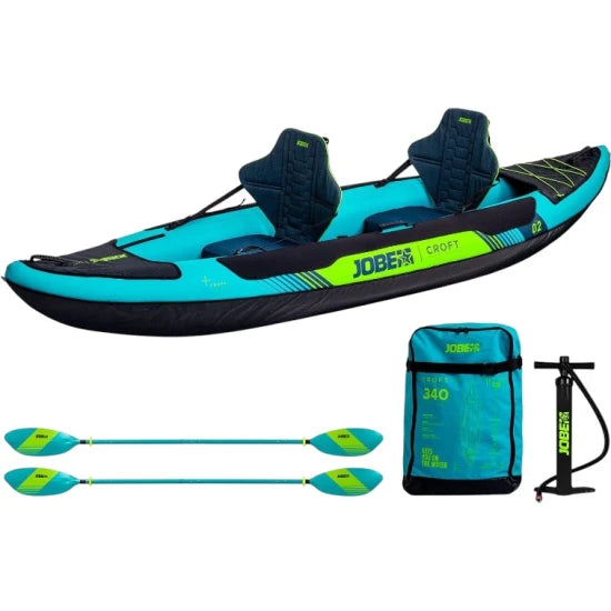 Kaiac Gonflabil Jobe Croft 340 Turcoaz/verde