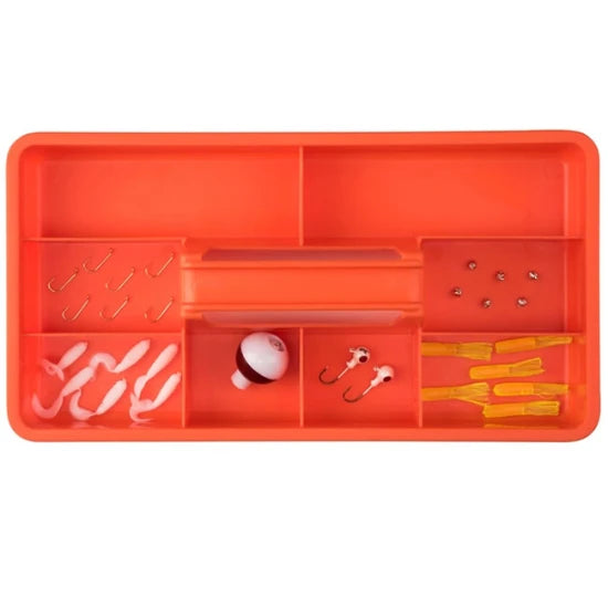 Kit Accesorii Spinning Pentru Copii Shakespeare Cosmic Tackle Box Orange