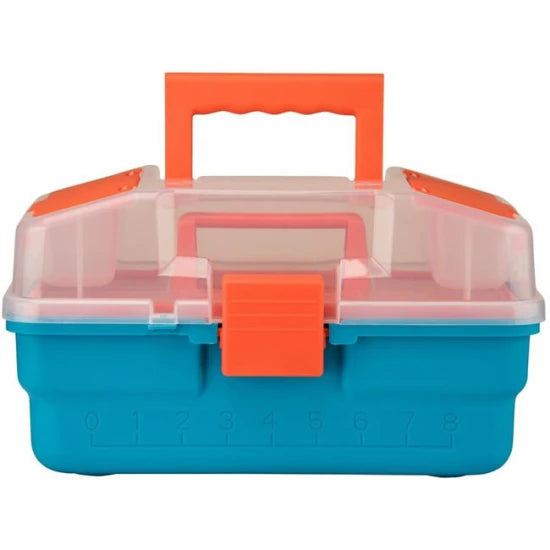 Kit Accesorii Spinning Pentru Copii Shakespeare Cosmic Tackle Box Orange