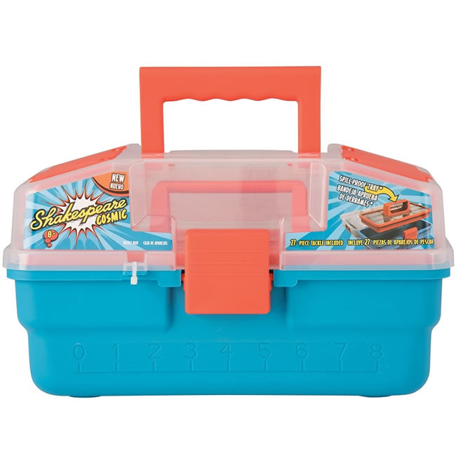Kit Accesorii Spinning pentru Copii Shakespeare Cosmic Tackle Box Orange