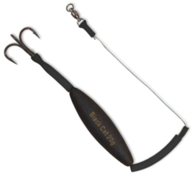 Kit Black Cat Worm Pop Up Mainline, 1.08mm, Size 2/0, 1buc/pac