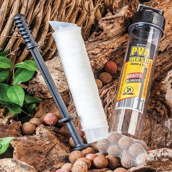 Kit Extra Carp Plasa Solubila Pva Mesh + Tija Compresie, 5m 34mm