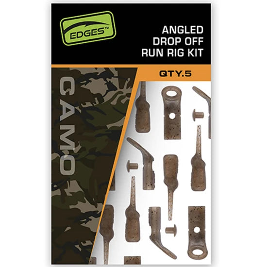 Kit Fox Edges Camo Angled Drop Off Run Rig, 5buc/set