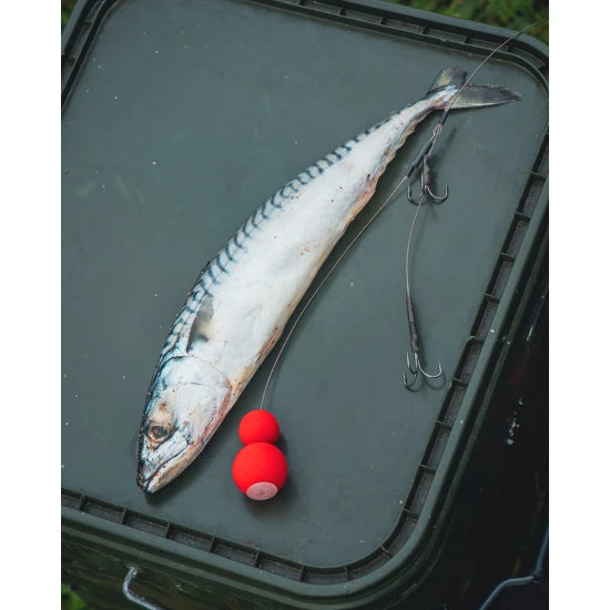 Kit Fox Rage Predator Twin Treble Pop Up Traces, Size 4, 40lb, 1buc/pac