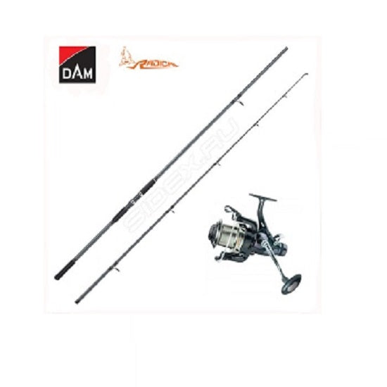 Kit Lanseta DAM Camaro Carp 3.60m 3.00lb PLUS Mulineta RADICAL RCF 660