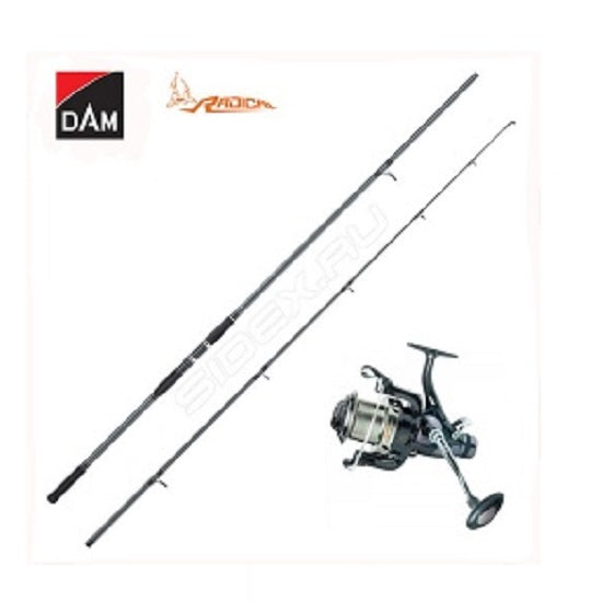 Kit Lanseta DAM Camaro Carp 3.90m 3.50lb PLUS Mulineta RADICAL RCF 660