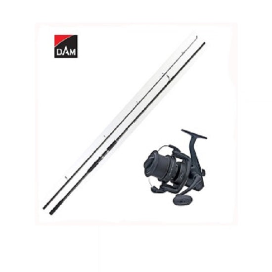 Kit Lanseta DAM Hypron Carp 3.60m 3.00Lbs PLUS Mulineta DAM Quick ZCast FD