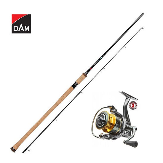 Kit Lanseta DAM Nanoflex G2 2.10m 10 30 g PLUS Mulineta DAM Quick Ammo 420 FD