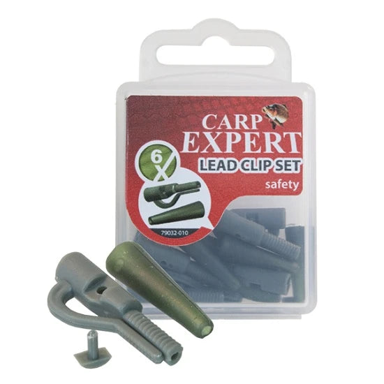 Kit Montura Carp Expert Plumb Pierdut Lead Clip 6buc