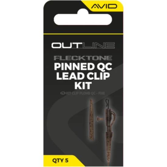 Kit Montura Plumb Pierdut Avid Outline Flecktone Pinned Qc Lead Clip Kit, 5buc/pac