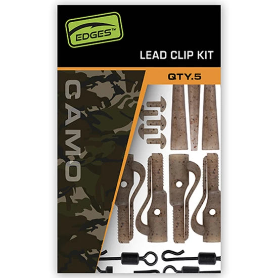 Kit Plumb Pierdut Fox Edges Camo Lead Clip, 5buc/set