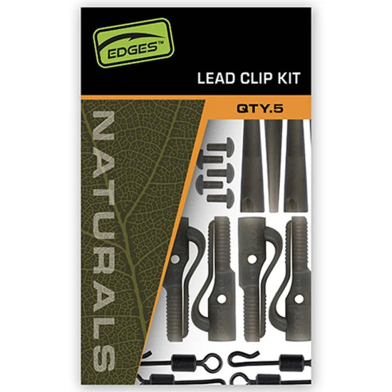 Kit Plumb Pierdut Fox Edges Naturals Lead Clip, 5buc/set