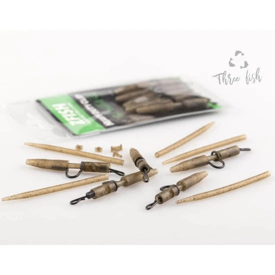 Kit Plumb Pierdut Zfish Heavy Duty Clip Complete Pin Set 40 Mm, 5buc/pac