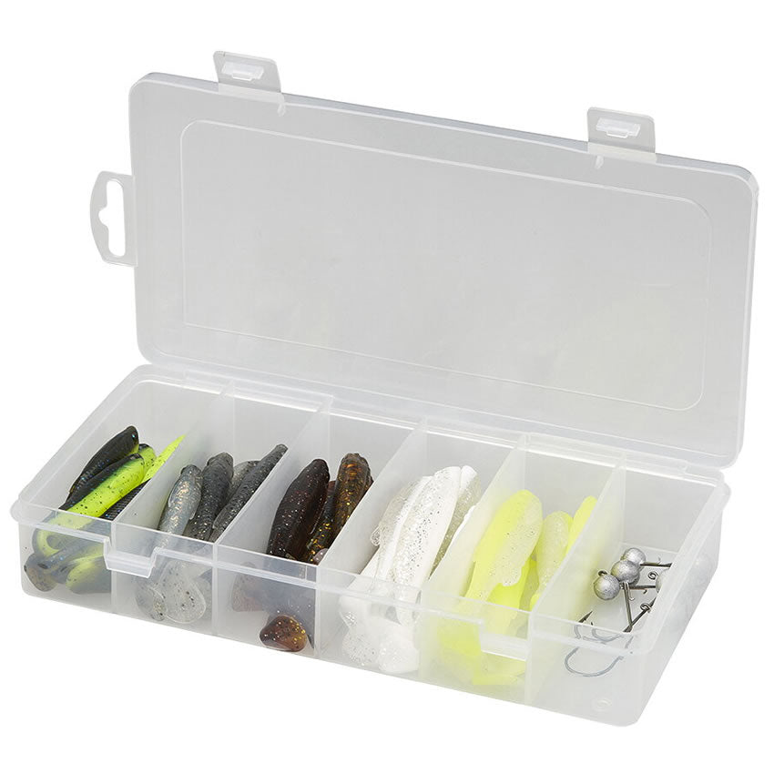 Kit Spinning Shad + Jig + Cutie Savage Gear Fat T-Tail, Mixed Colors, 7.5cm/9cm/10.5cm, 36buc accesorii/cutie