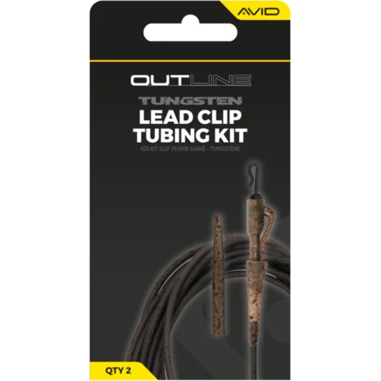 Kit Varnis Avid Outline Lead Clip Tungsten Tubing Kit, 2buc/pac