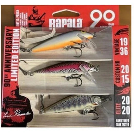 Kit Voblere Rapala 90 Years Lurke Kit Cd07, 7cm, 3buc/pac