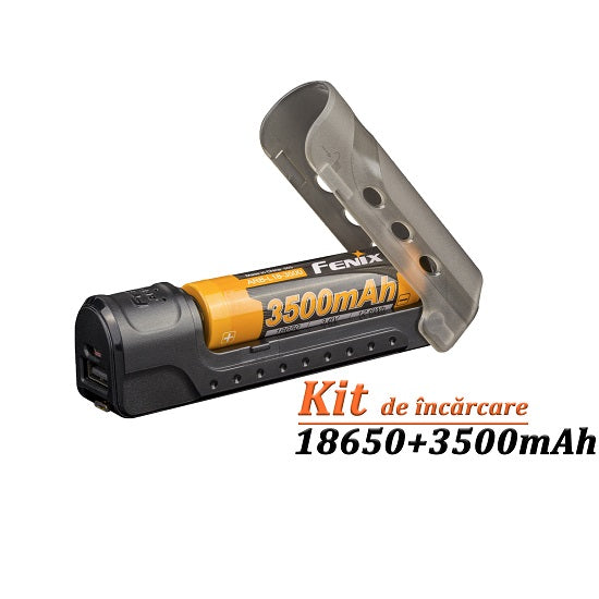 Kit de Incarcare Fenix cu acumulator ARE-X11 18650 - 3500mAh inclus