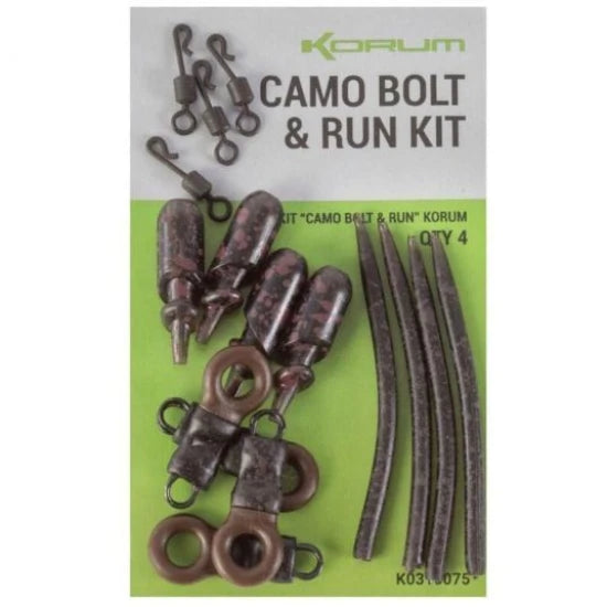 Kit Montura Semi Fixa Korum Camo Bolt And Run Kit 4buc/plic