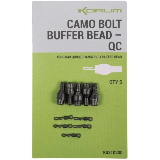 Korum Bolt Buffer Bead Qc, Camo, 5buc/plic