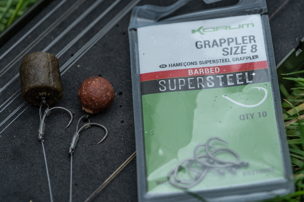 Korum Grappler Hook Size 10 Barbed 10Buc/Plic