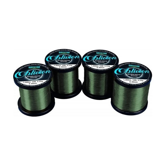 Kryston FIR OBLIVION SUPER GRADE COPOLYMER 1000m 10lb 0.30mm matt dark silt