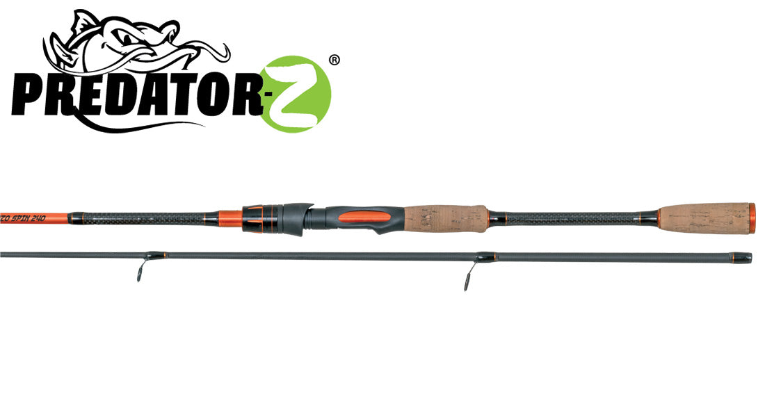 LANSETA CARP ZOOM PREDATOR-Z HANZO SPIN 2.40m 10-40gr 2SEG