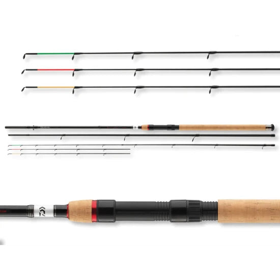 Lanseta Daiwa Ninja X Feeder 3.30m 120g 3+3seg