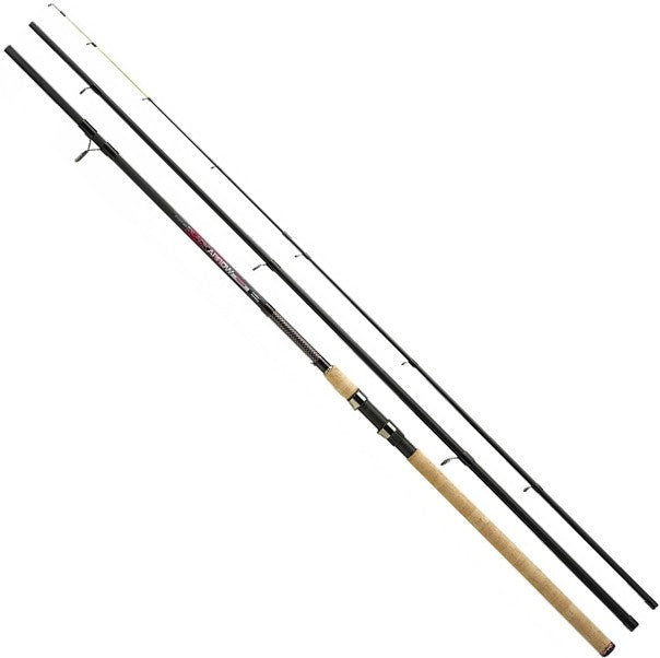 LANSETA JAXON BLACK ARROW FEEDER 3+2 SEG 3.60M 60-120GR
