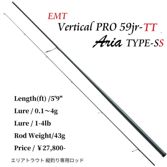 Lanseta Neo Style Vertical Pro 59jr-st Aria Type Ss 1.80m/0.1 - 4gr