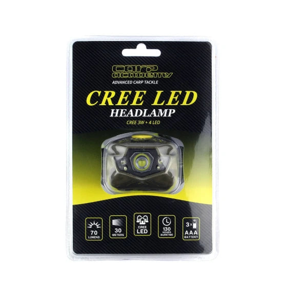 Lanterna Cap Carp Academy Cree 3w Led