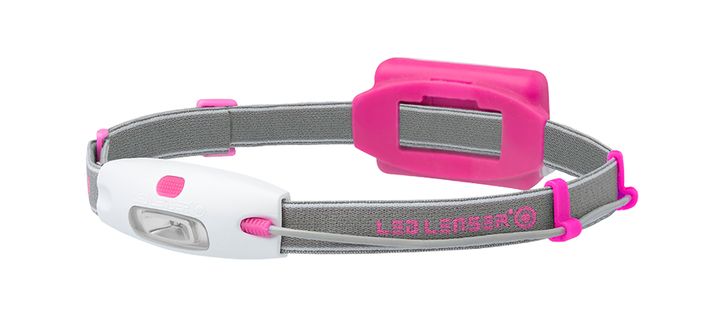 LANTERNA CAP LED LENSER NEO PINK 90LM 3XAAA